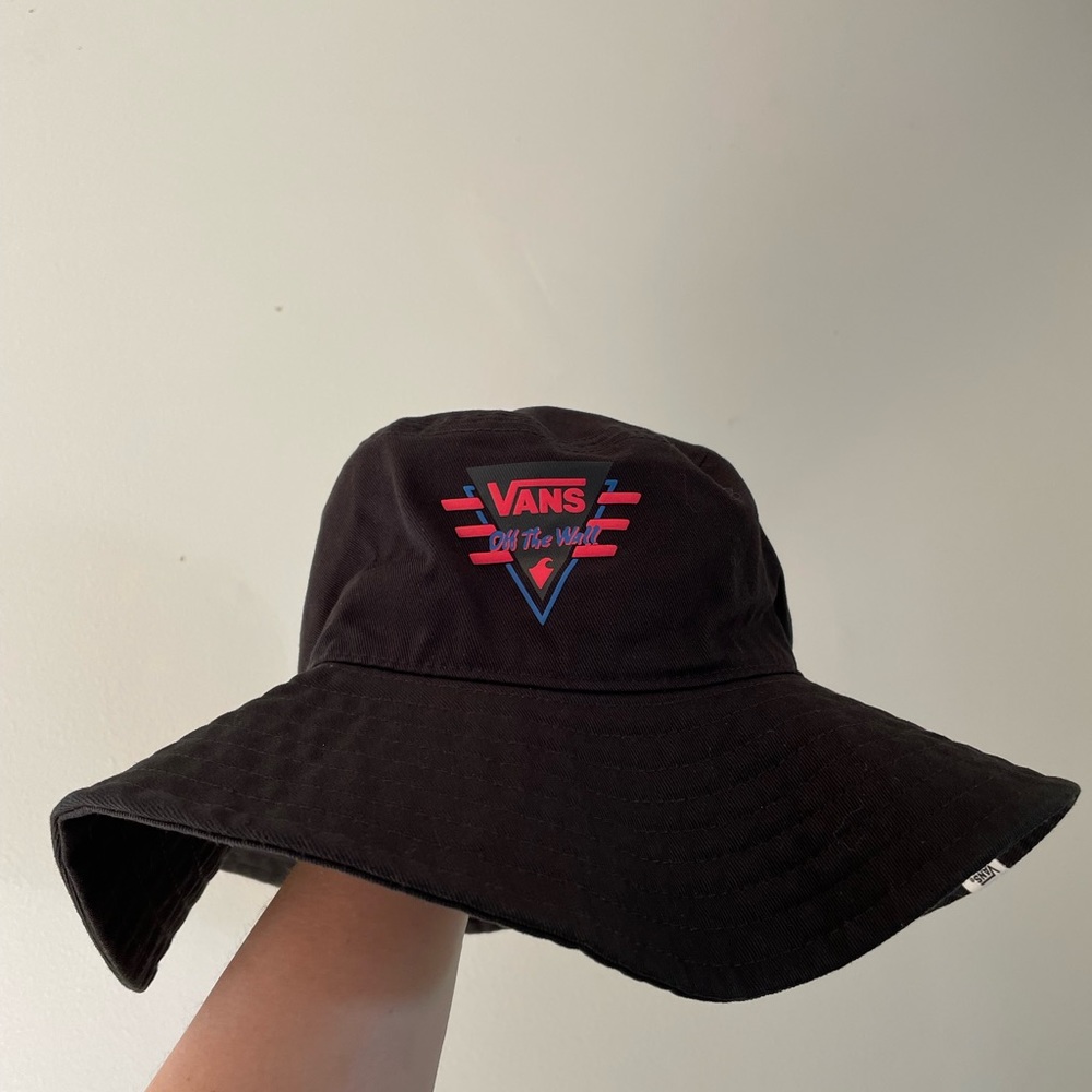Vans Floppy Wide Brim Bucket Hat Vintage Style Print